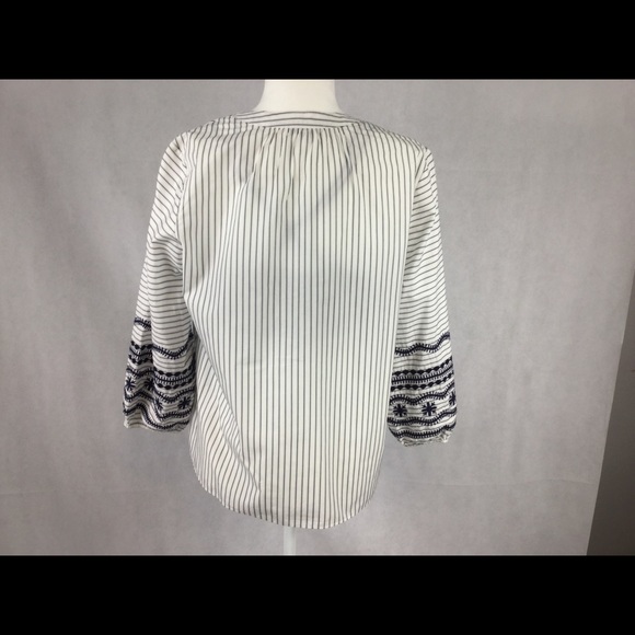 Madewell Striped embroidered shirt - Picture 3 of 9